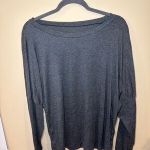 Charcoal Long Sleeve Women's Top